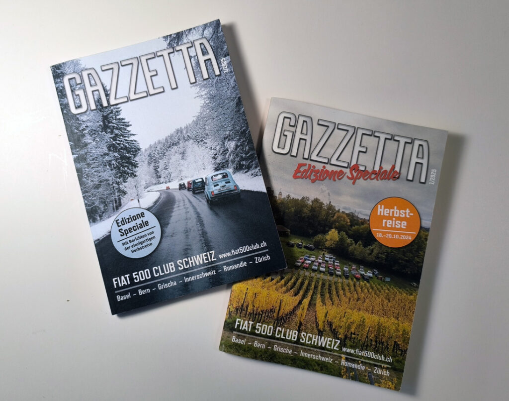 Clubmagazin Fiat 500 Club Schweiz